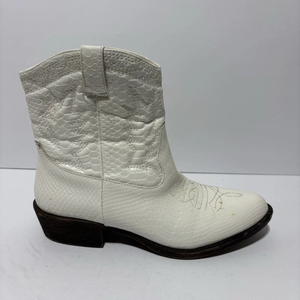 Coconuts By Matisse Women’s Derringer Western Boots White, Size 8 M